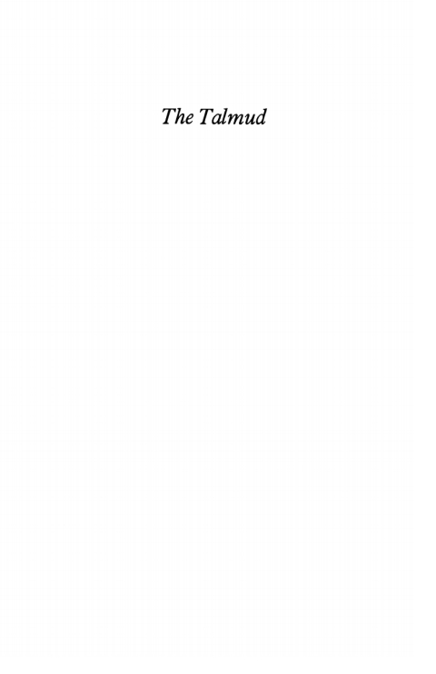 Cover image for book The Talmud