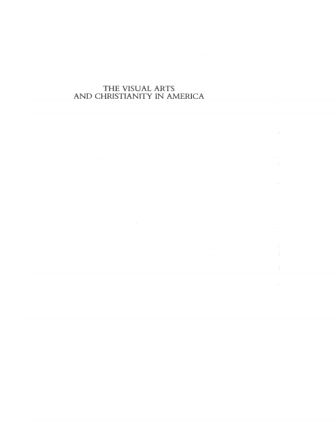 Cover image for book The Visual Arts and Christianity in America