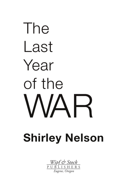 Last Year Of The War