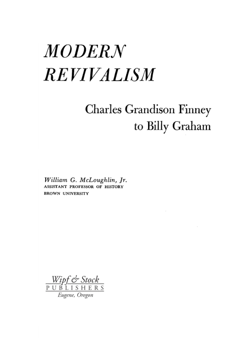 Cover image for book Modern Revivalism
