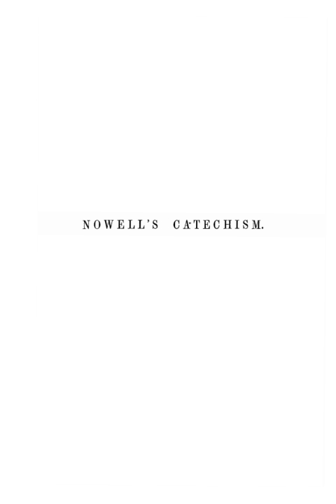 Cover image for book A Catechism Written in Latin by Alexander Nowell, Dean of St. Paul’s