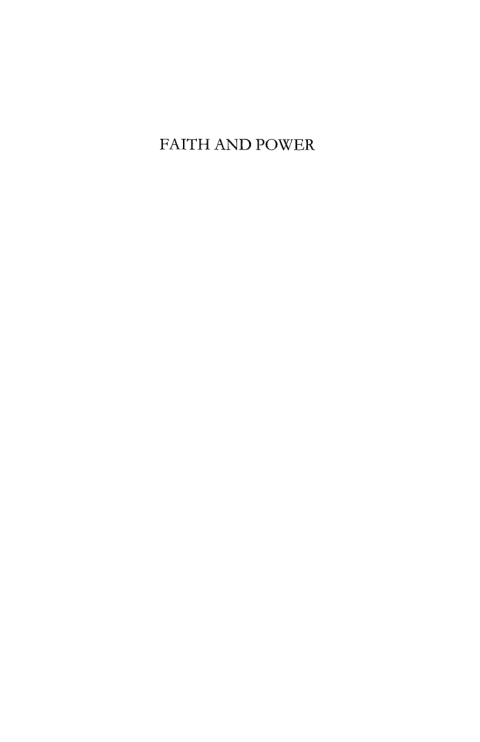 Cover image for book Faith and Power