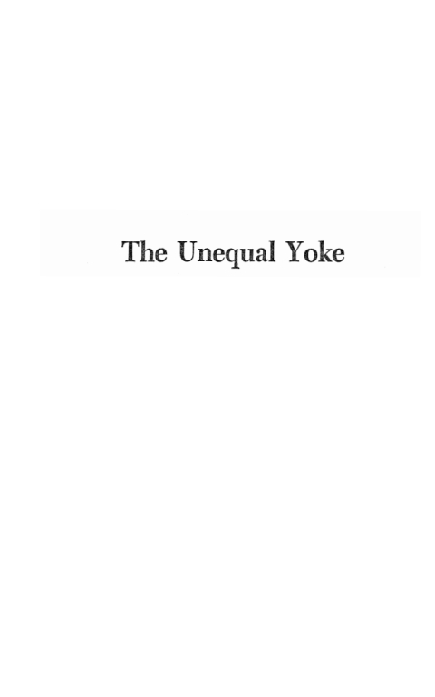 Cover image for book The Unequal Yoke