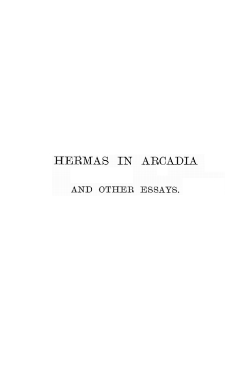 Cover image for book Hermas in Arcadia
