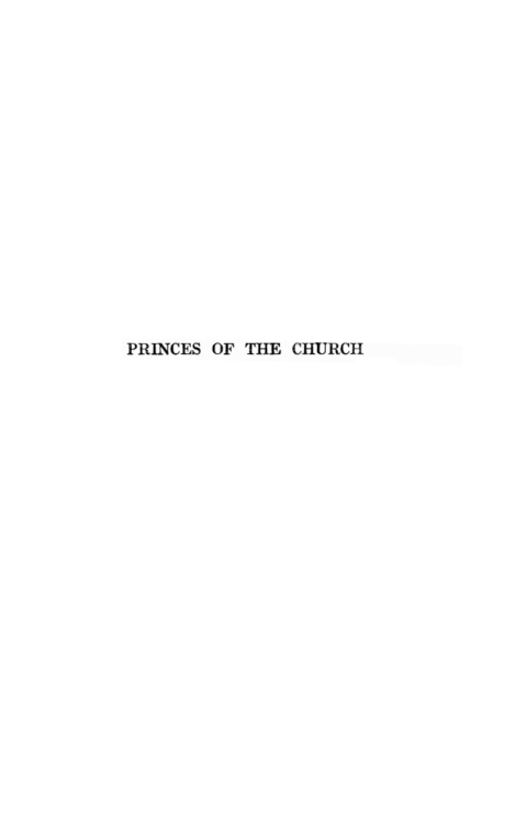 Cover image for book Princes of the Church