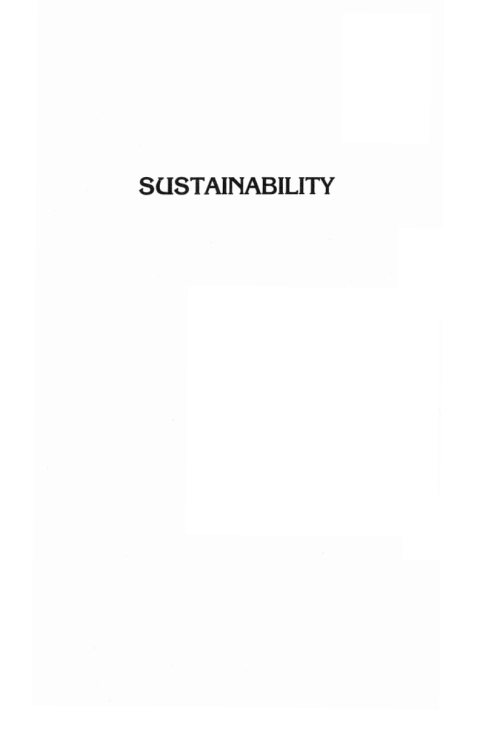 Cover image for book Sustainability