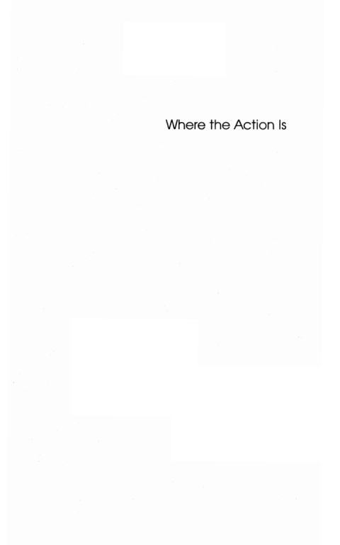 Cover image for book Where the Action Is