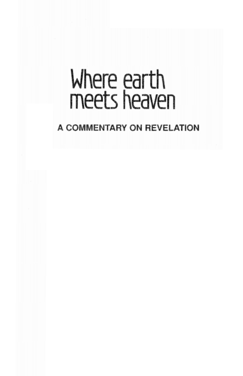Cover image for book Where Earth Meets Heaven