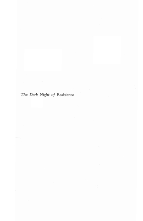 Cover image for book The Dark Night of Resistance
