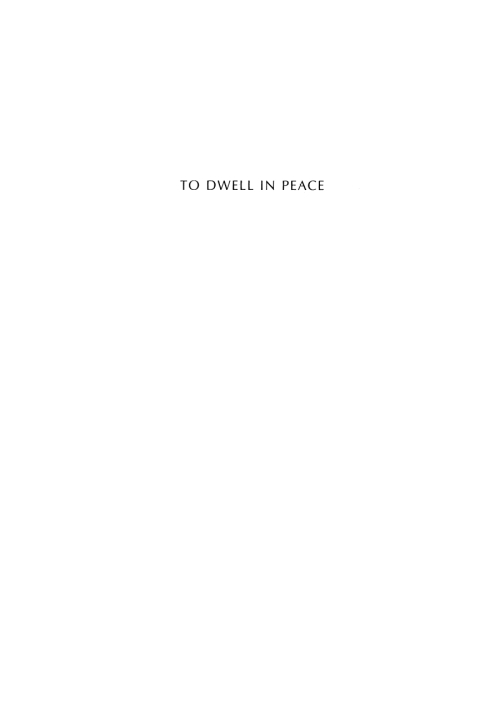 Cover image for book To Dwell in Peace