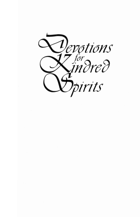 Cover image for book Devotions for Kindred Spirits