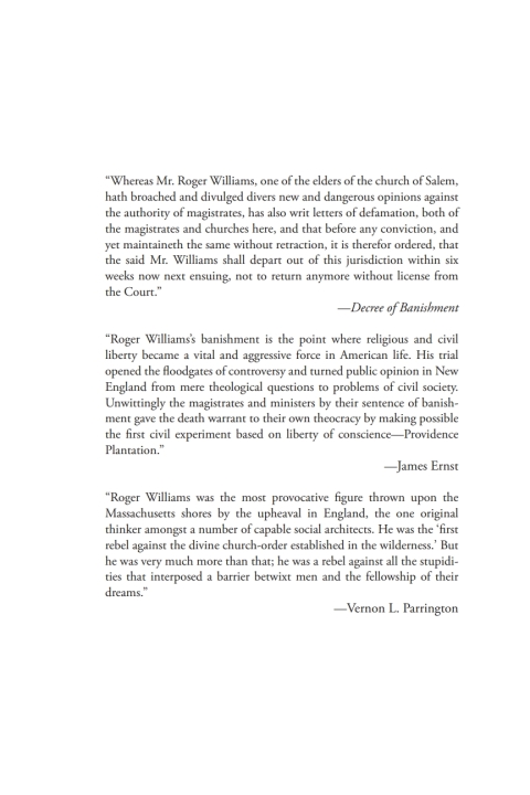 Cover image for book The Complete Writings of Roger Williams, Volume 6