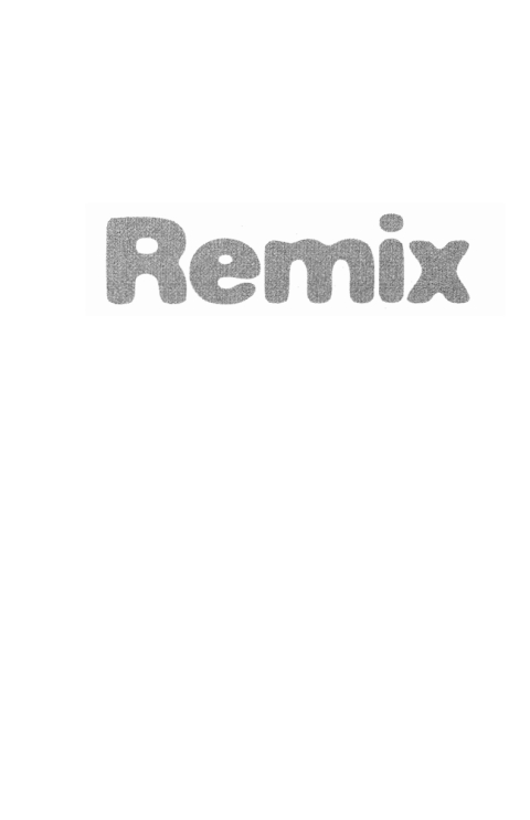 Cover image for book Remix