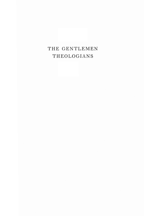 Cover image for book The Gentlemen Theologians