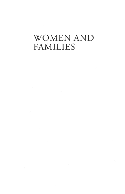 Cover image for book Women and Families