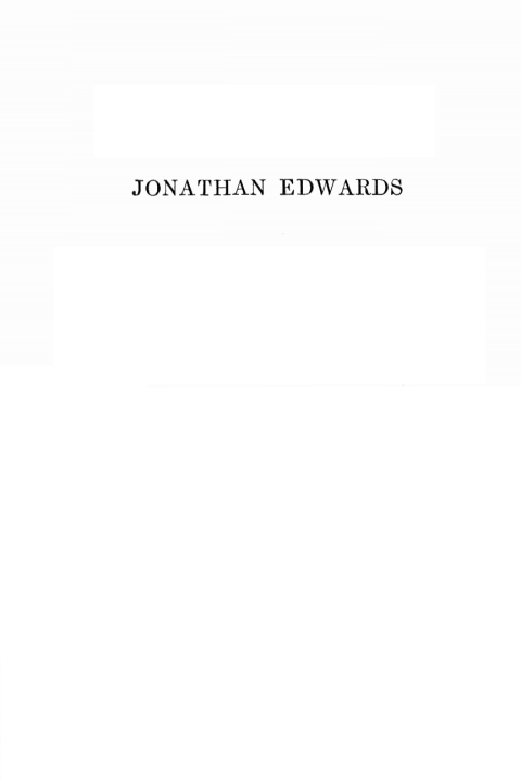 Cover image for book Jonathan Edwards