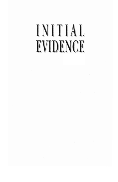 Cover image for book Initial Evidence