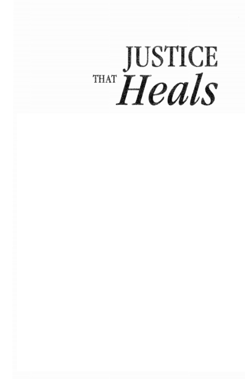 Cover image for book Justice That Heals