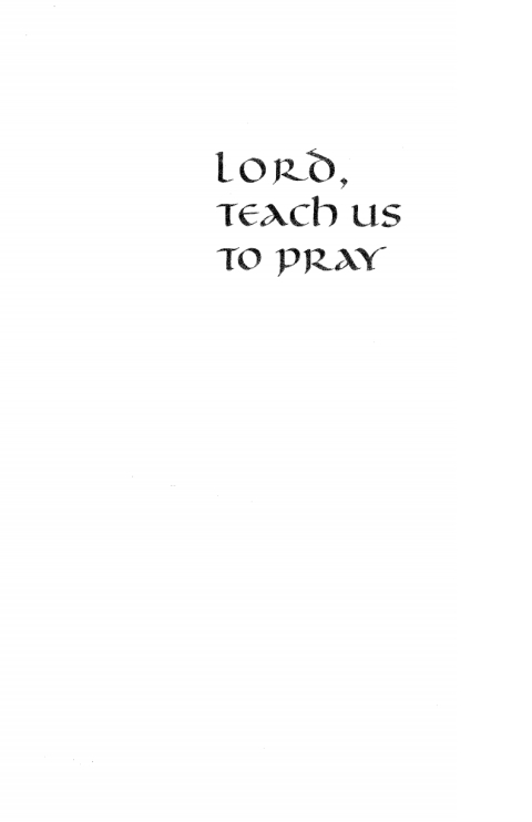 Cover image for book Lord, Teach Us to Pray