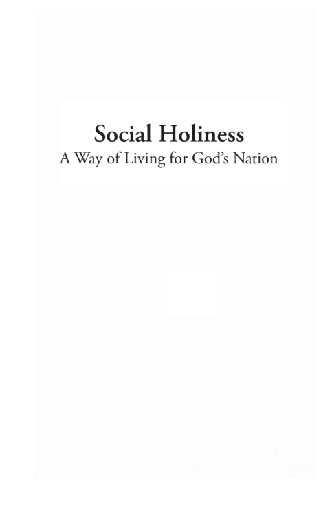 Cover image for book Social Holiness