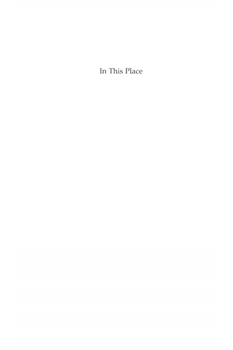 Cover image for book In This Place