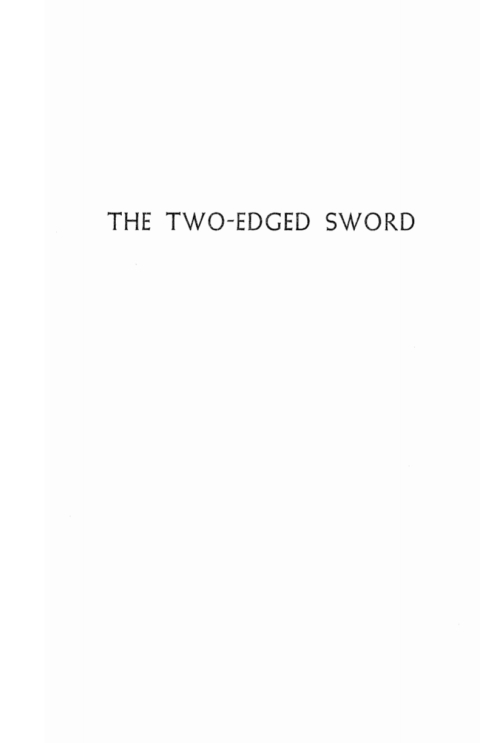 Cover image for book The Two-Edged Sword