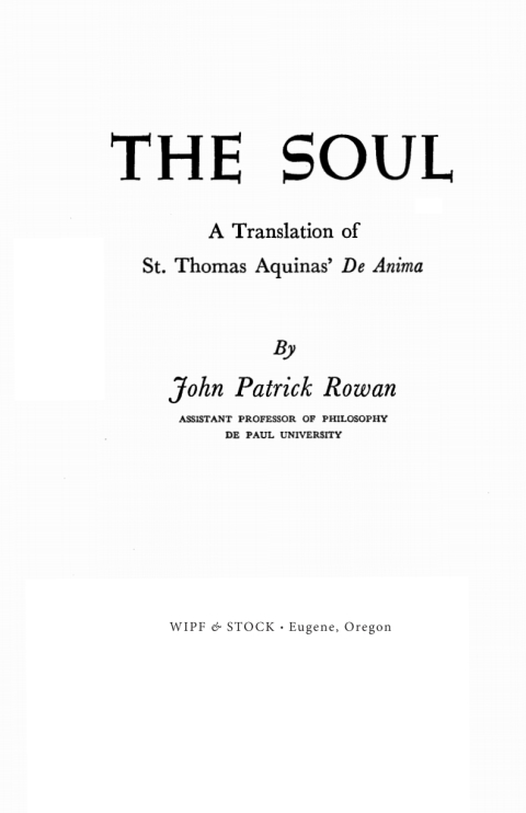 Cover image for book The Soul