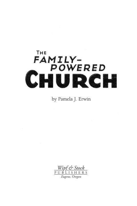 Cover image for book The Family-Powered Church