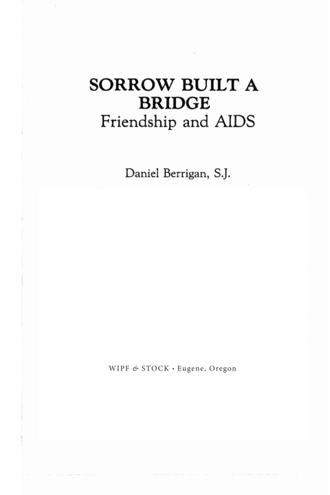 Cover image for book Sorrow Built a Bridge