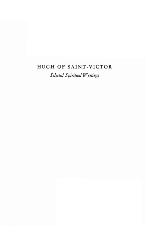 Cover image for book Hugh of Saint-Victor