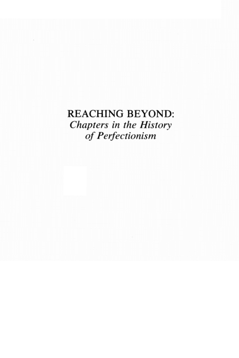 Cover image for book Reaching Beyond