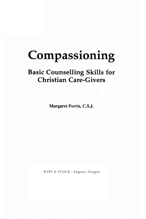 Cover image for book Compassioning