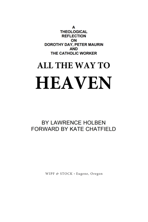 Cover image for book All the Way to Heaven