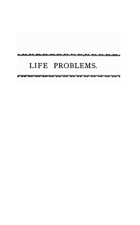 Cover image for book Life Problems