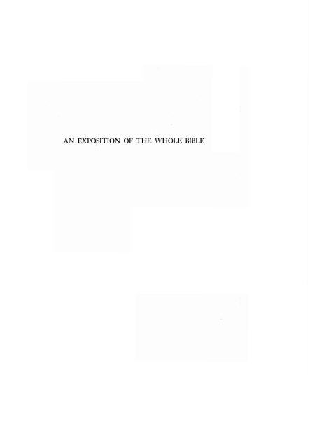 Cover image for book Exposition of The Whole Bible
