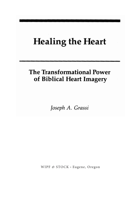 Cover image for book Healing the Heart