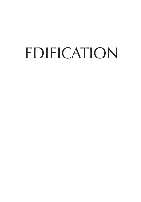 Cover image for book Edification-Journal of the Society of Christian Psychology