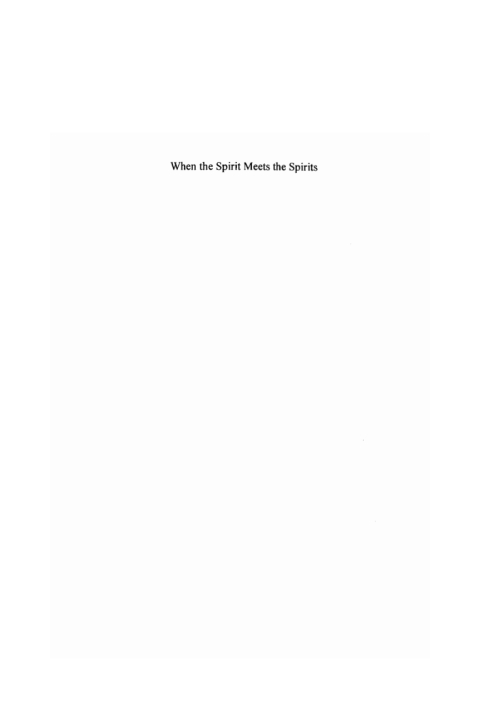 Cover image for book When the Spirit Meets the Spirits