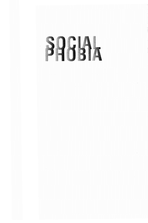 Cover image for book Social Phobia