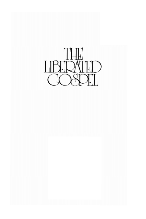 Cover image for book The Liberated Gospel