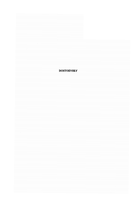 Cover image for book Dostoevsky