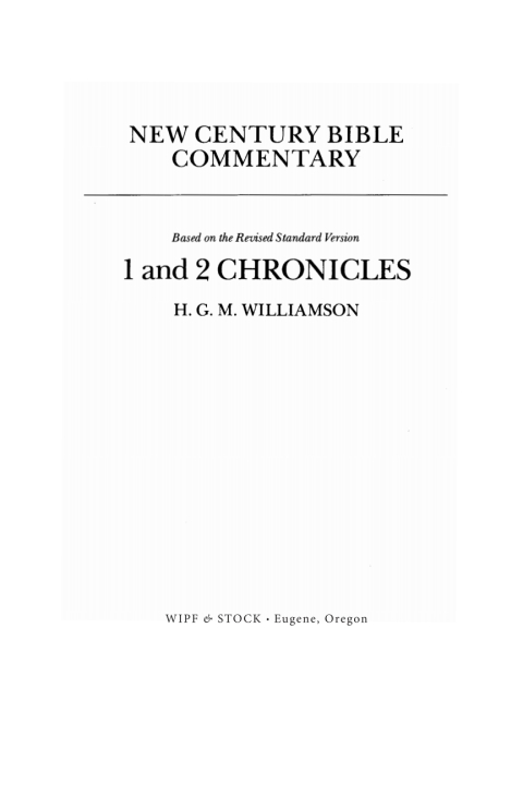 Cover image for book 1 and 2 Chronicles