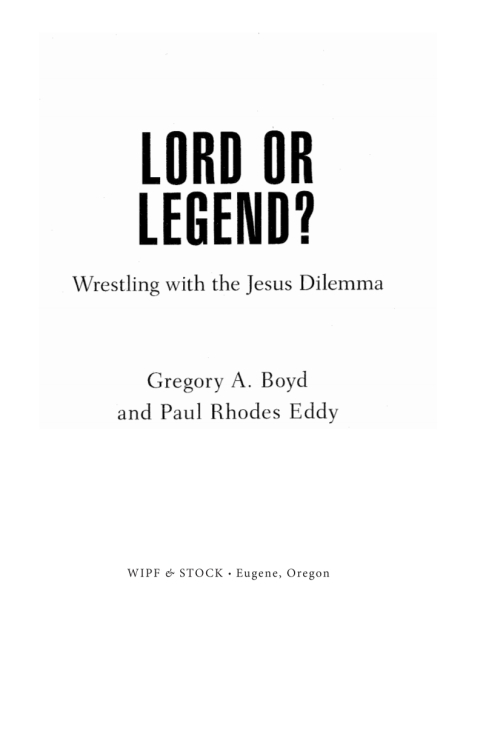 Cover image for book Lord or Legend?