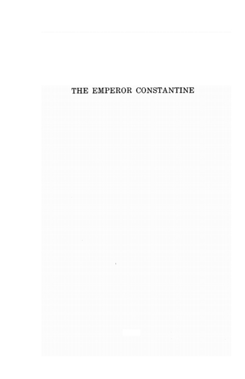 Cover image for book The Emperor Constantine