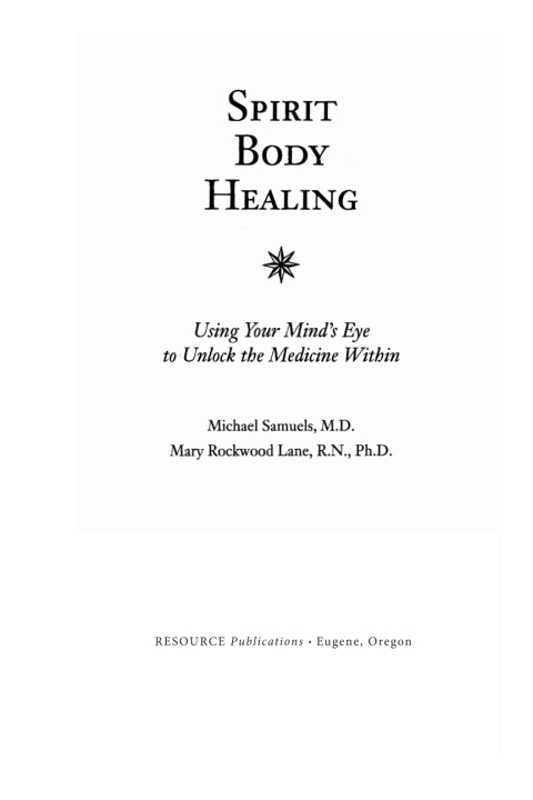 Cover image for book Spirit Body Healing