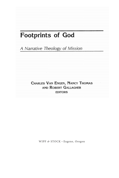 Cover image for book Footprints of God
