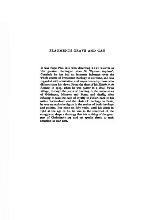 Cover image for book Fragments Grave and Gay