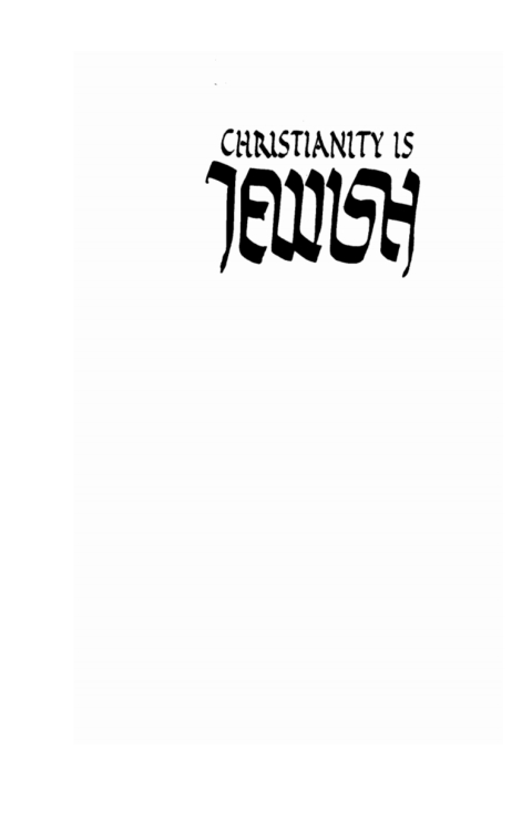 Cover image for book Christianity Is Jewish