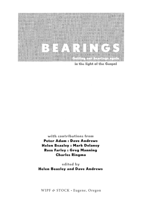 Cover image for book Bearings