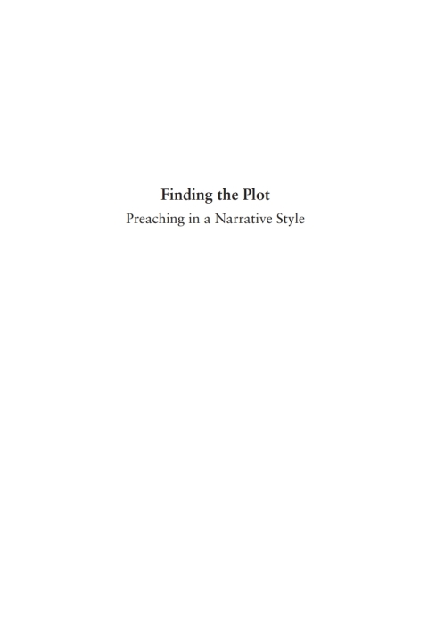 Cover image for book Finding the Plot